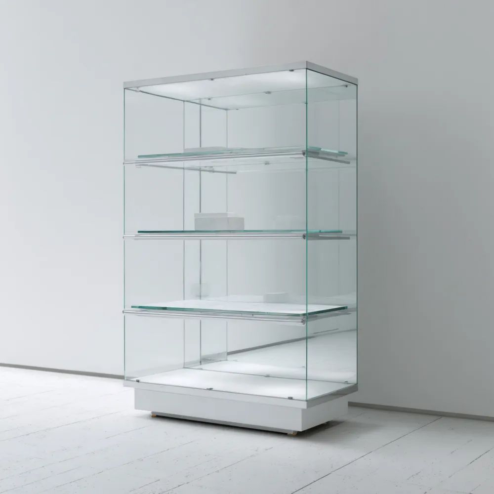 Vetrina in vetro temperato 120x40x200 cm – Design moderno