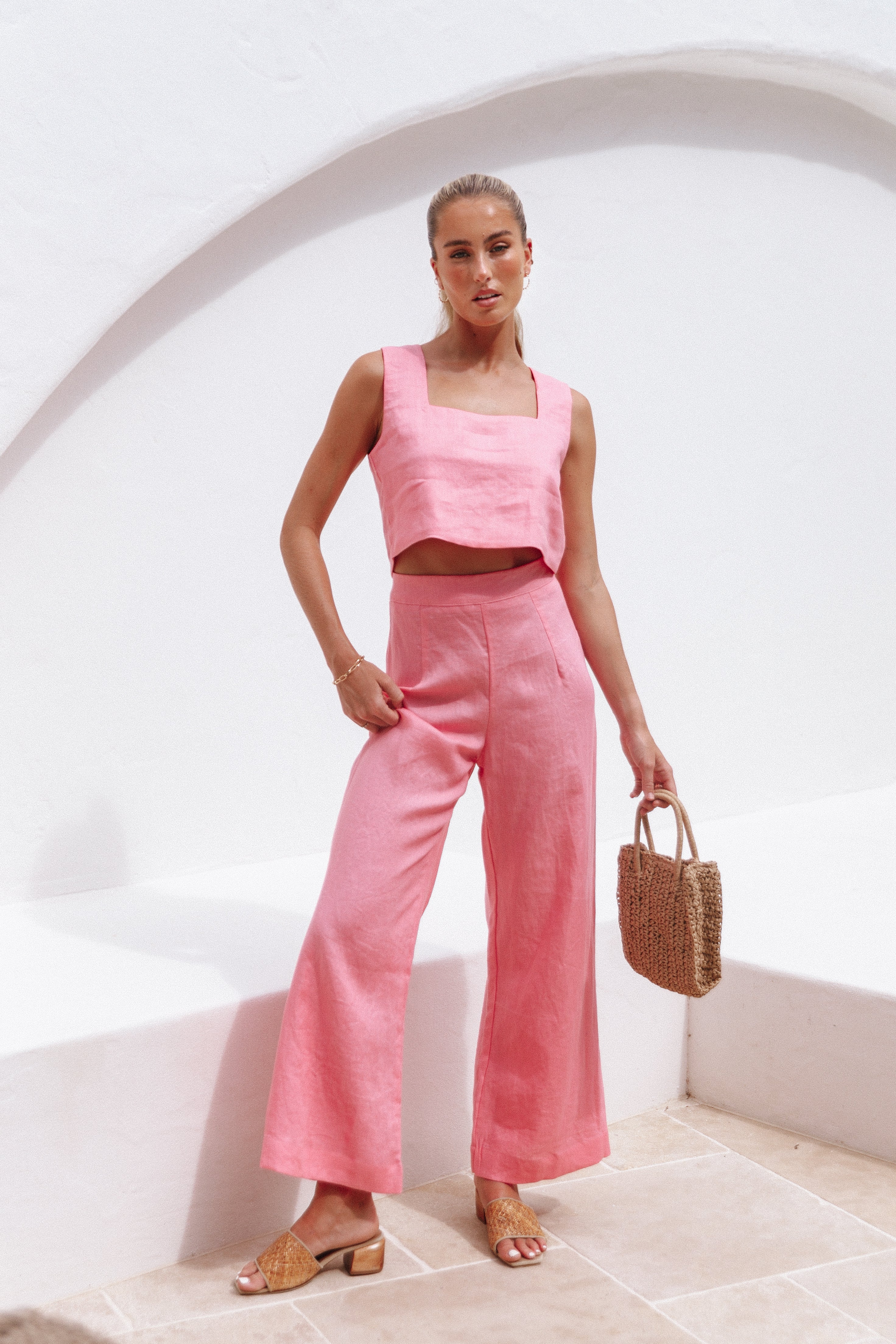 Devlin Pant - Pink-Lovveek