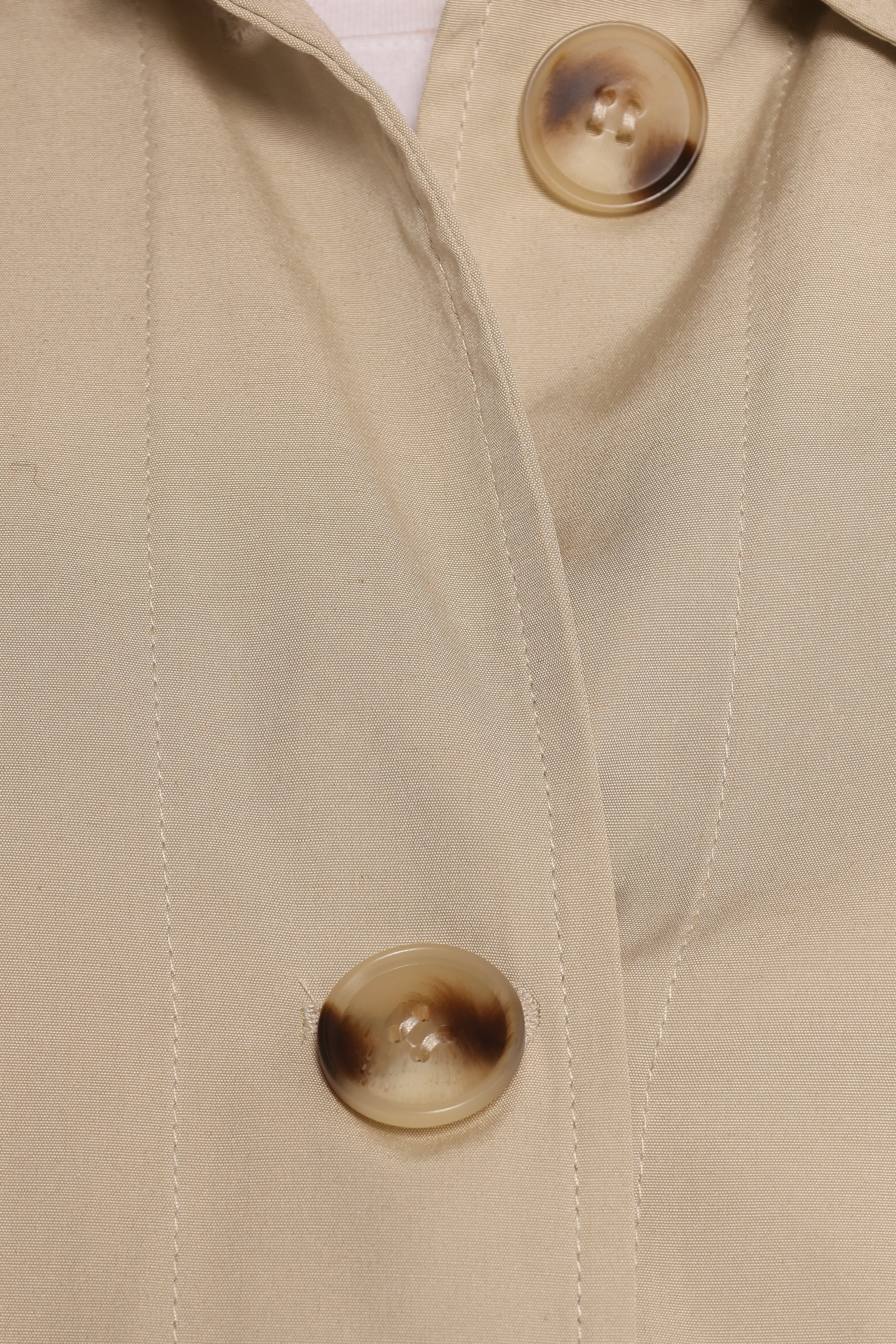 Stella Button Front Collar Jacket - Taupe-Lovveek