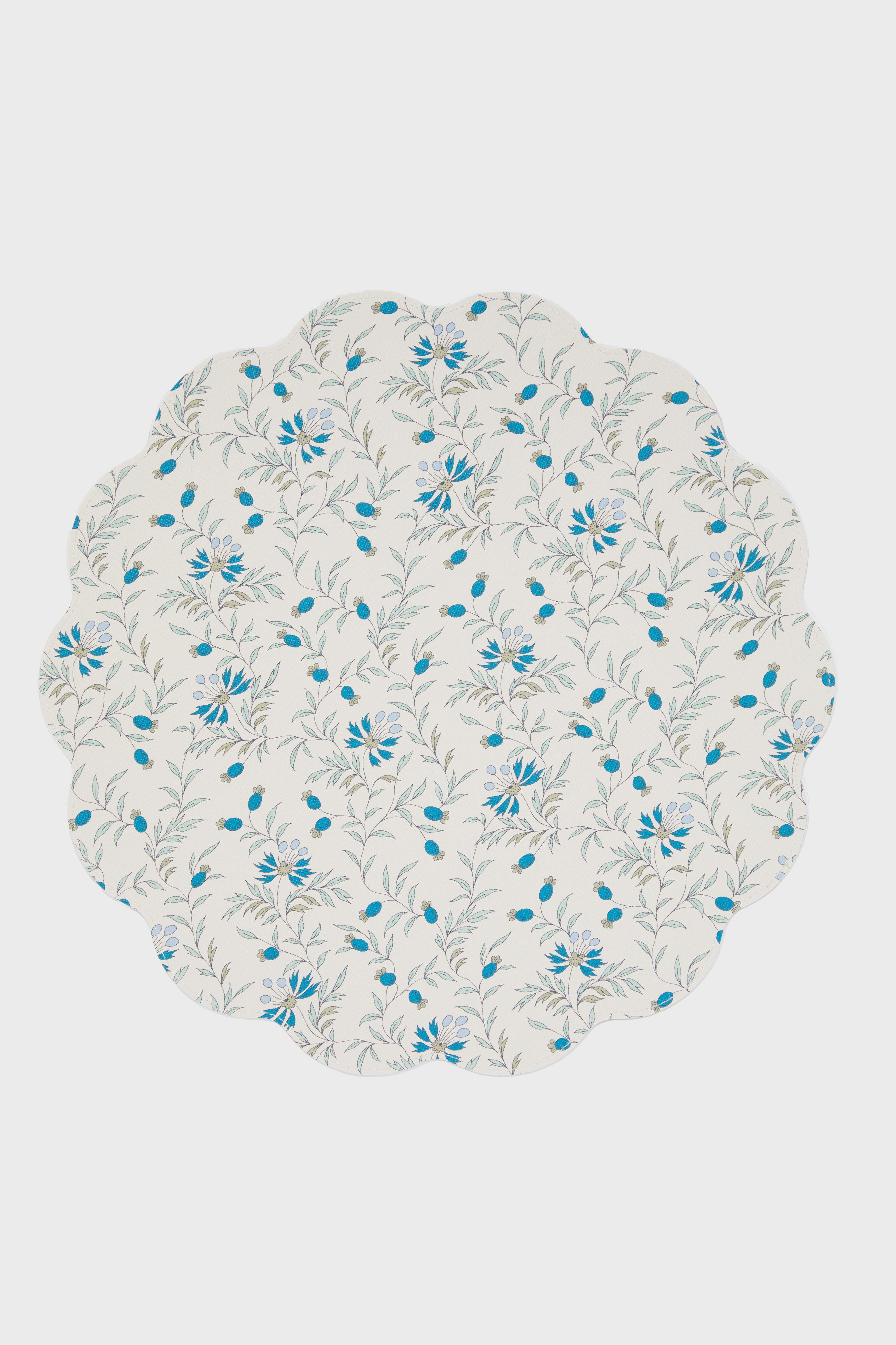 Tofino Botanical and Antelope Wipeable Placemats Set of 4-Get Girly