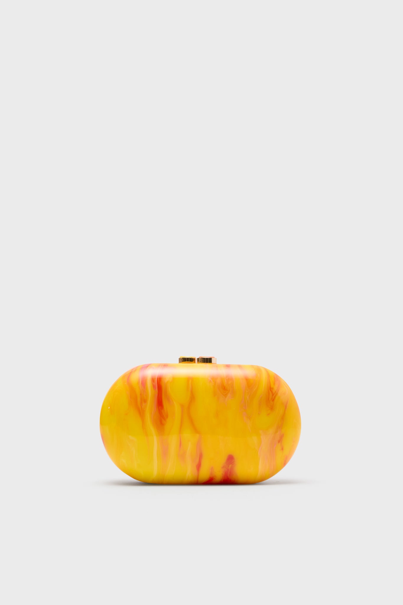 Yellow Maeve Marble Clutch-Get Girly
