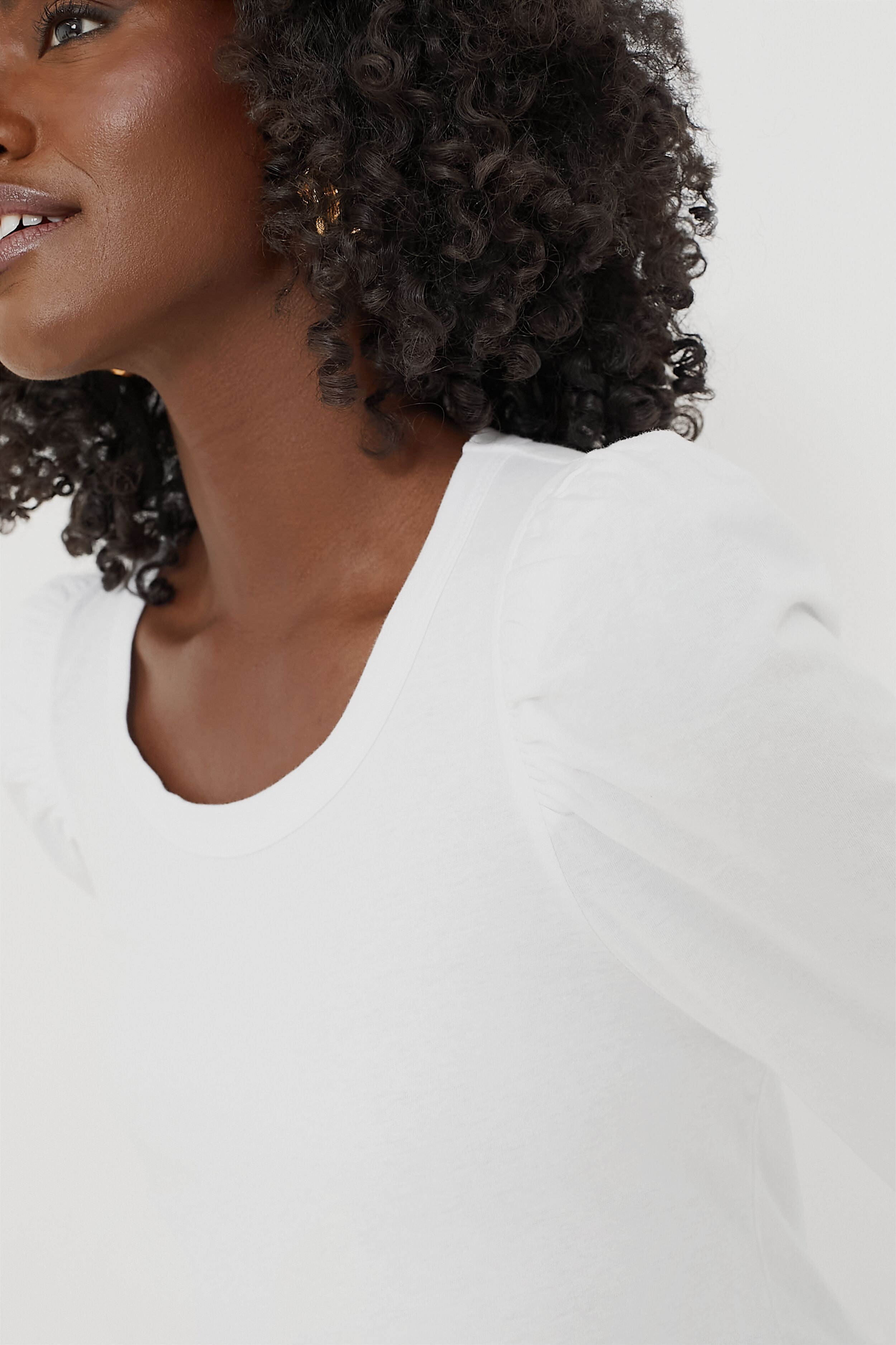 White Vesty Long Sleeve Crewneck-Get Girly