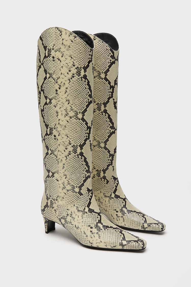 White Snake Western Wally Boot-Get Girly