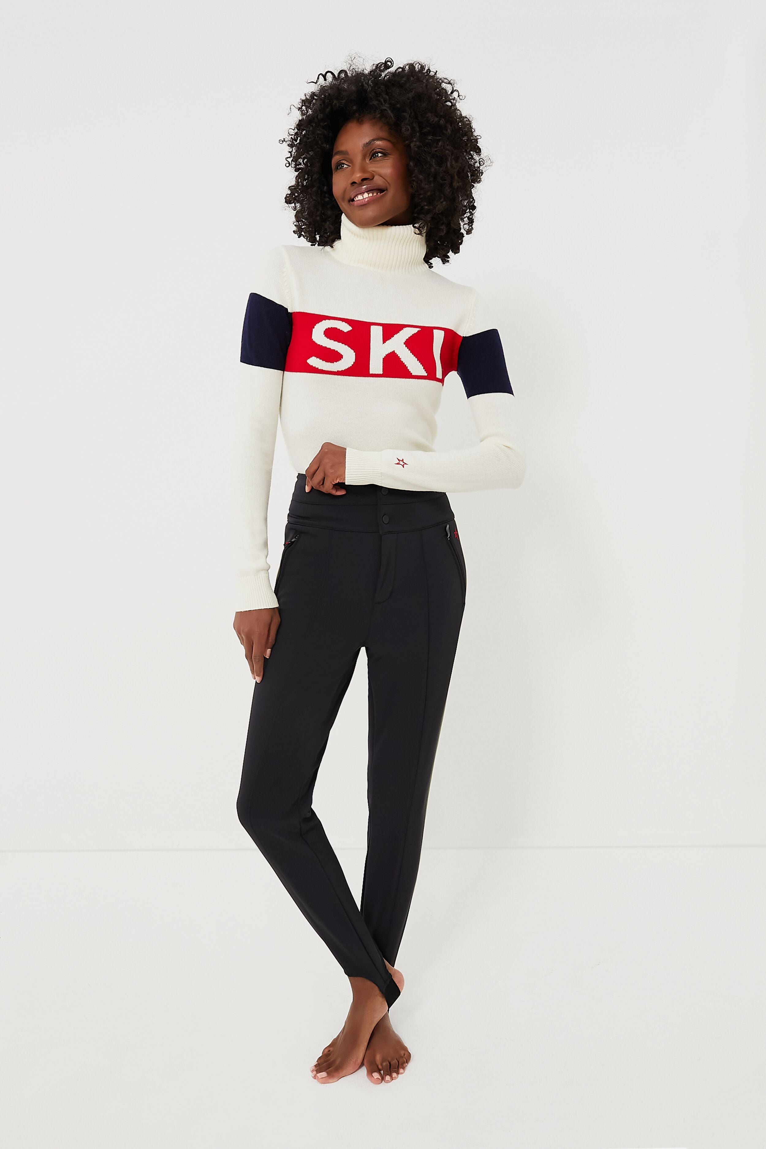 Black Aurora Skinny Stirrup Race Pant-Get Girly