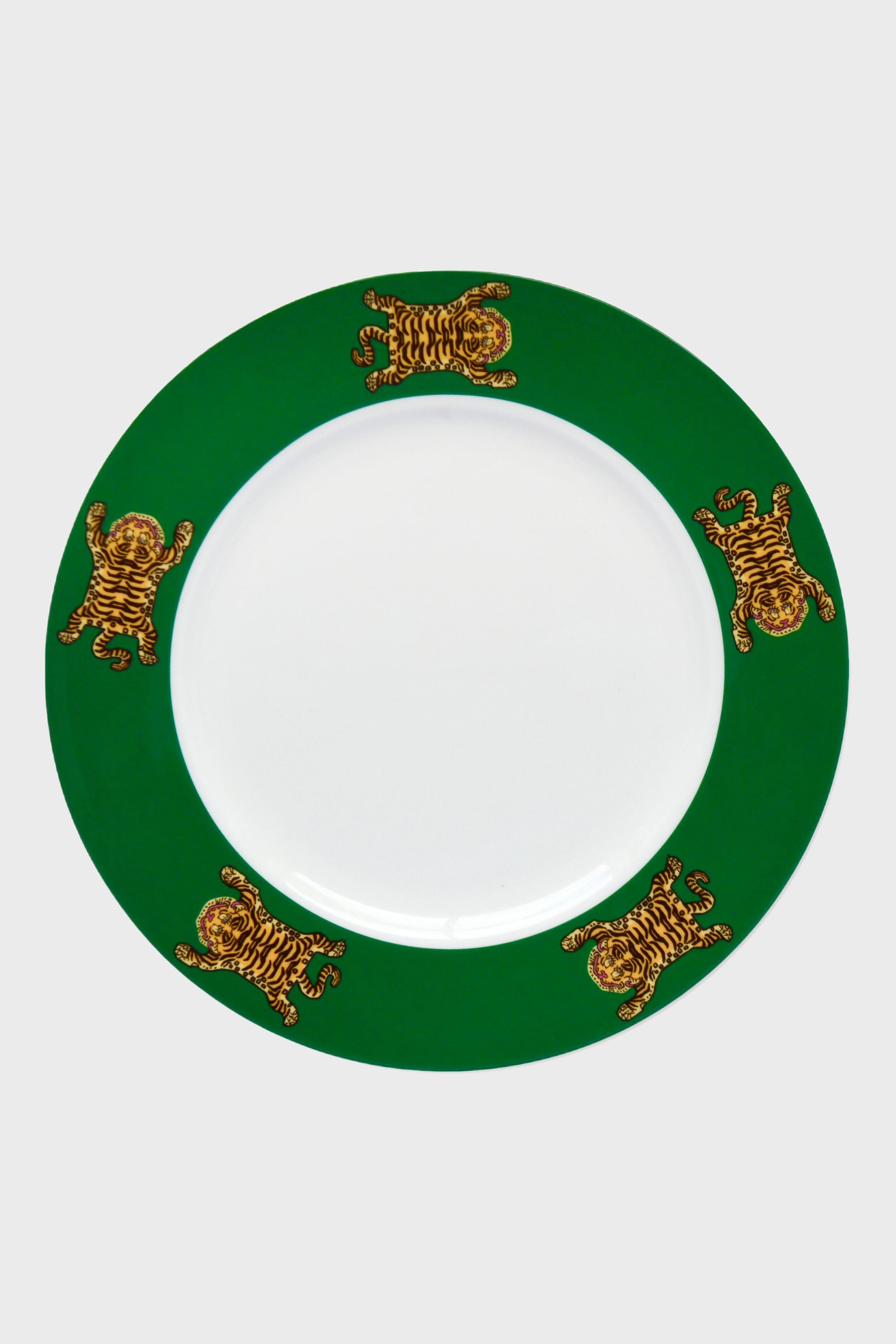 Tibetan Tiger Dinner Plate-Get Girly
