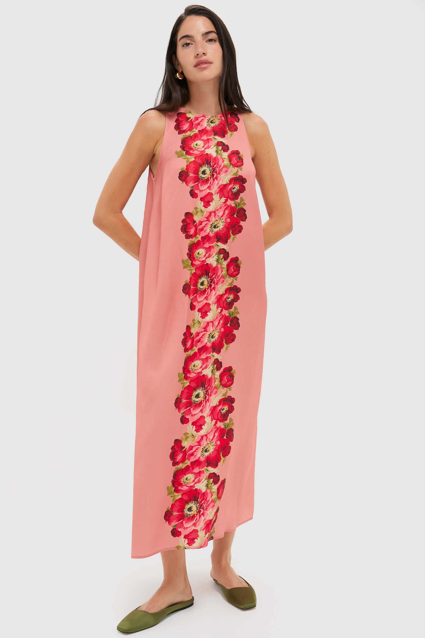 Coral Poppy Portia Dress-Get Girly