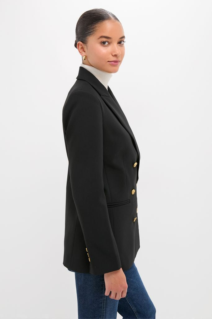 Black Diana Blazer-Get Girly