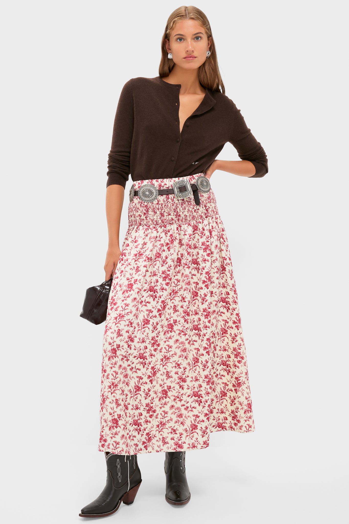 Chocolate Cashmere Riley Cardigan-Get Girly