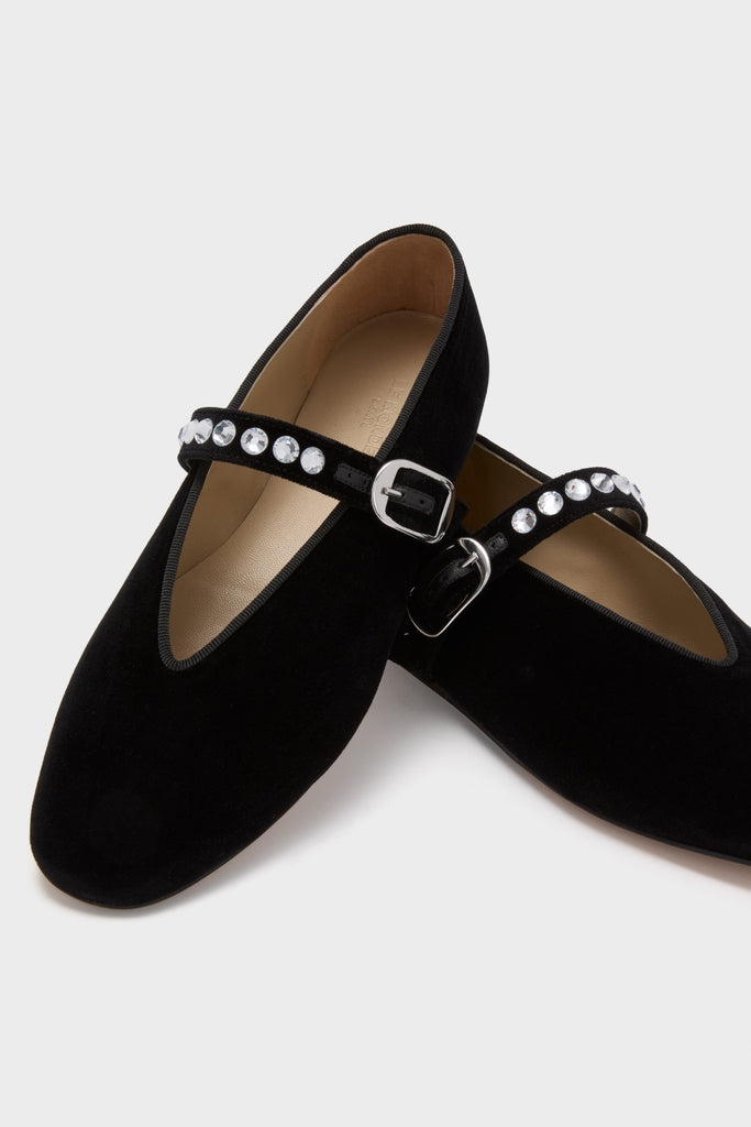 Black Stella Slippers-Get Girly