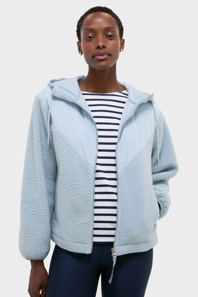Ashley Blue Rosia Fleece Hoodie-Get Girly