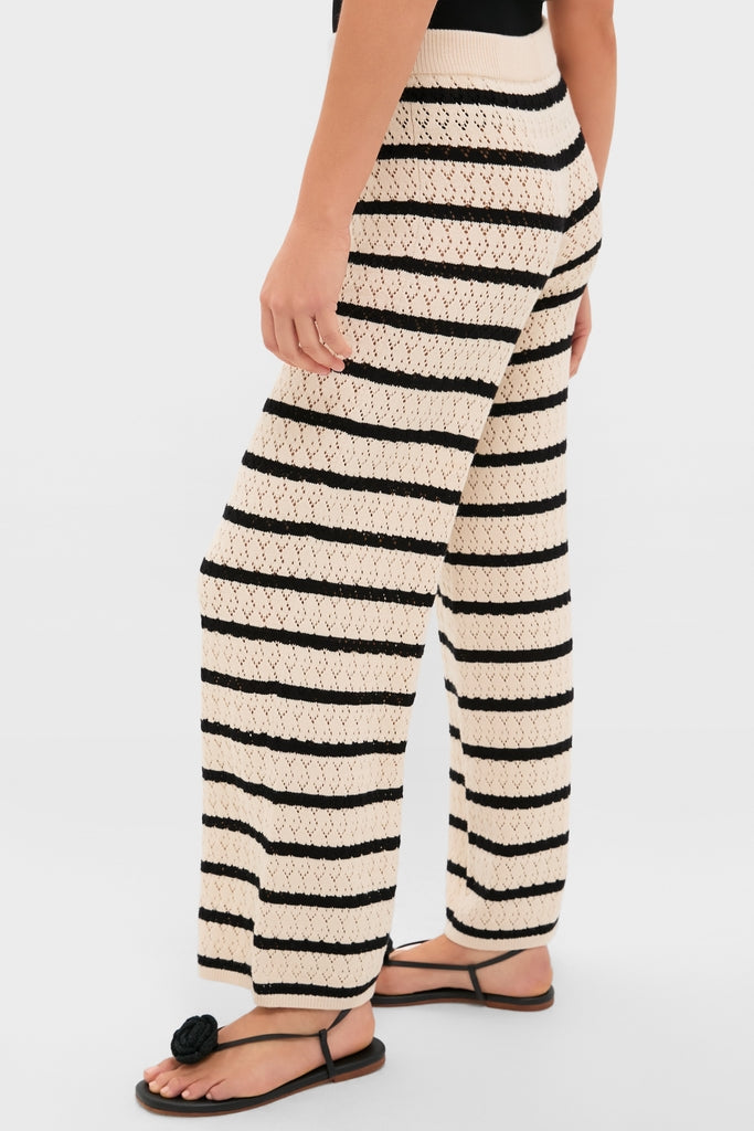 Black & Tan Stripe Portimao Pants-Get Girly