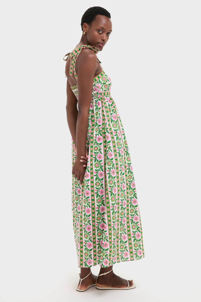 Emerald Border Mykonos Dress-Get Girly