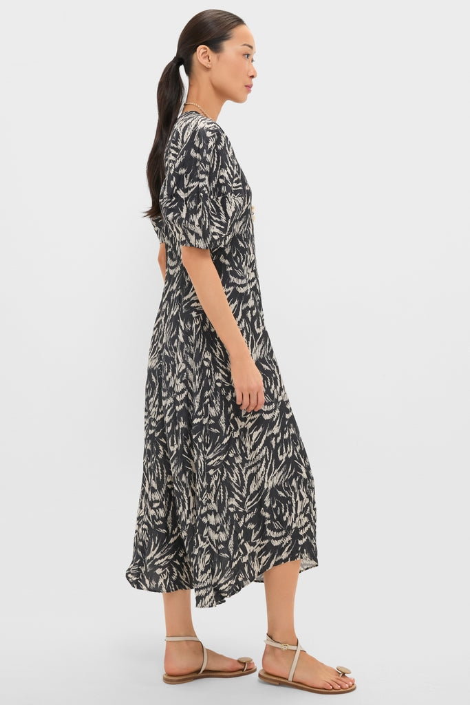 Abstract Animal Midnight Bettina Maxi-Get Girly
