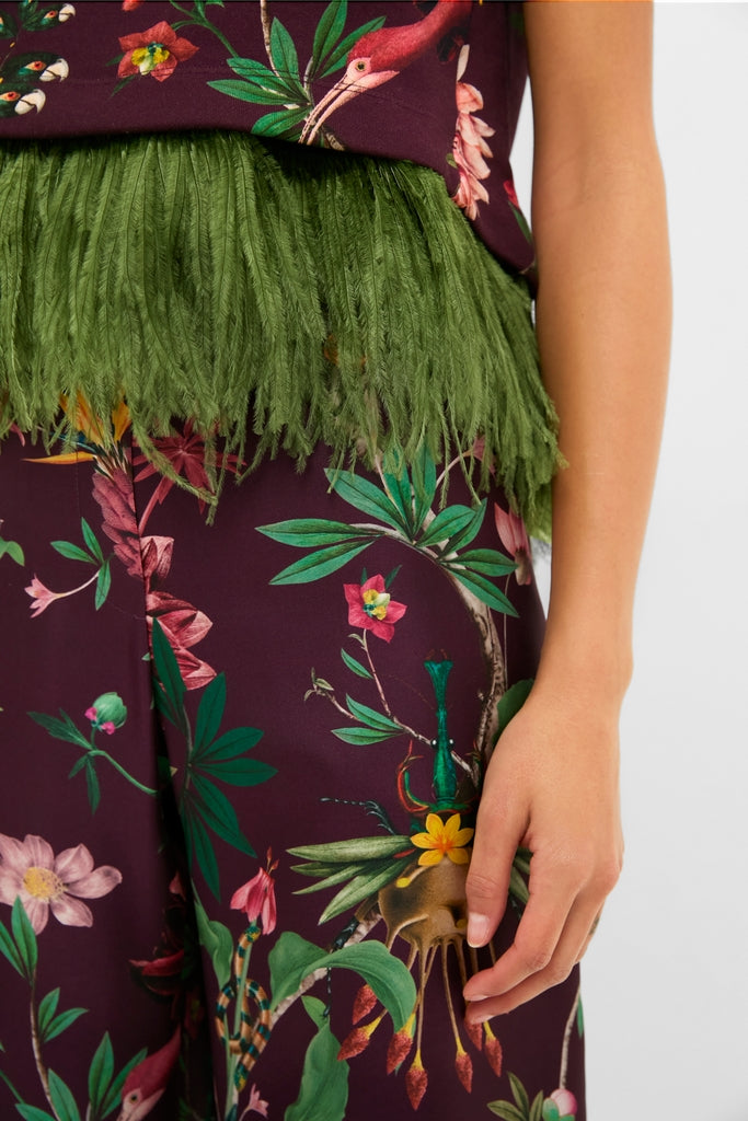 Zooflora La Scala Tee with Feathers-Get Girly