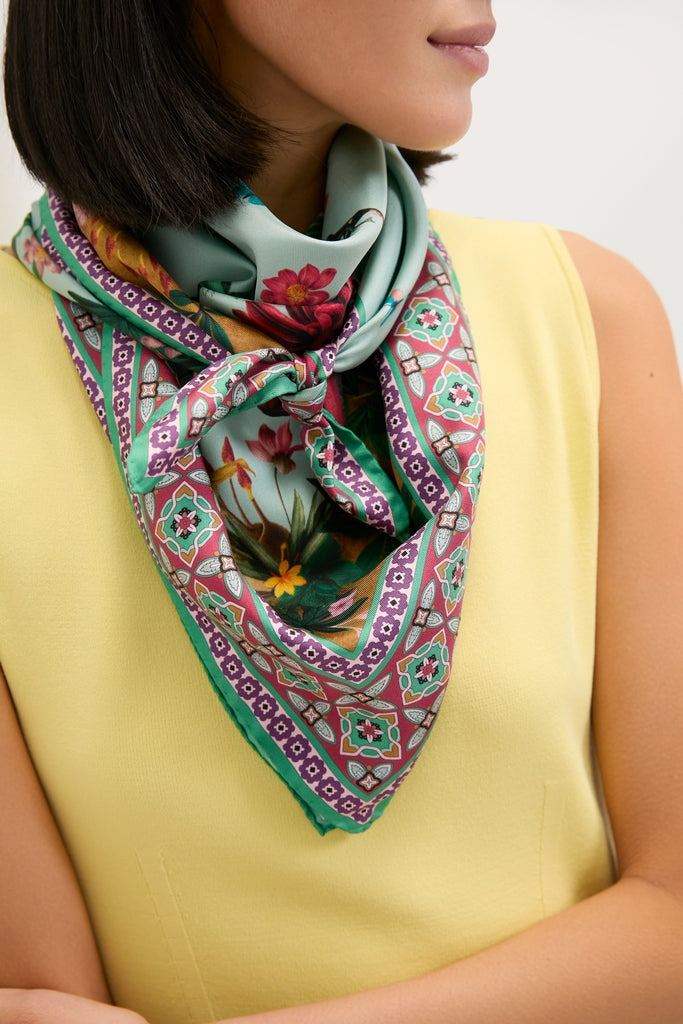 Zooflora Placee Foulard 90x90 Scarf-Get Girly