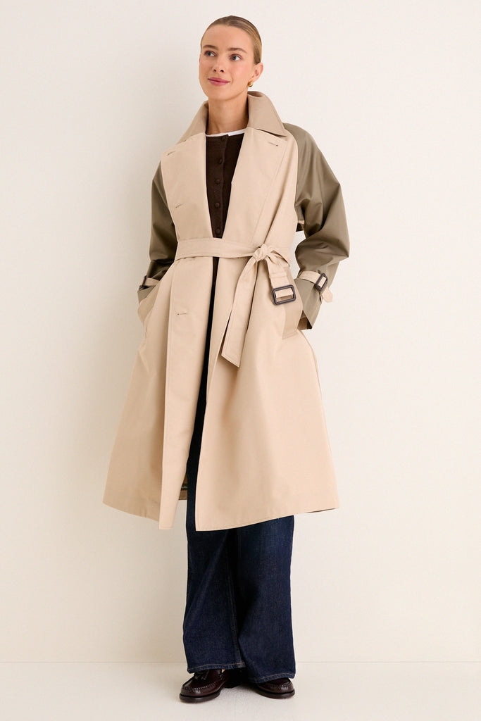 Beige Canasta Raincoat-Get Girly