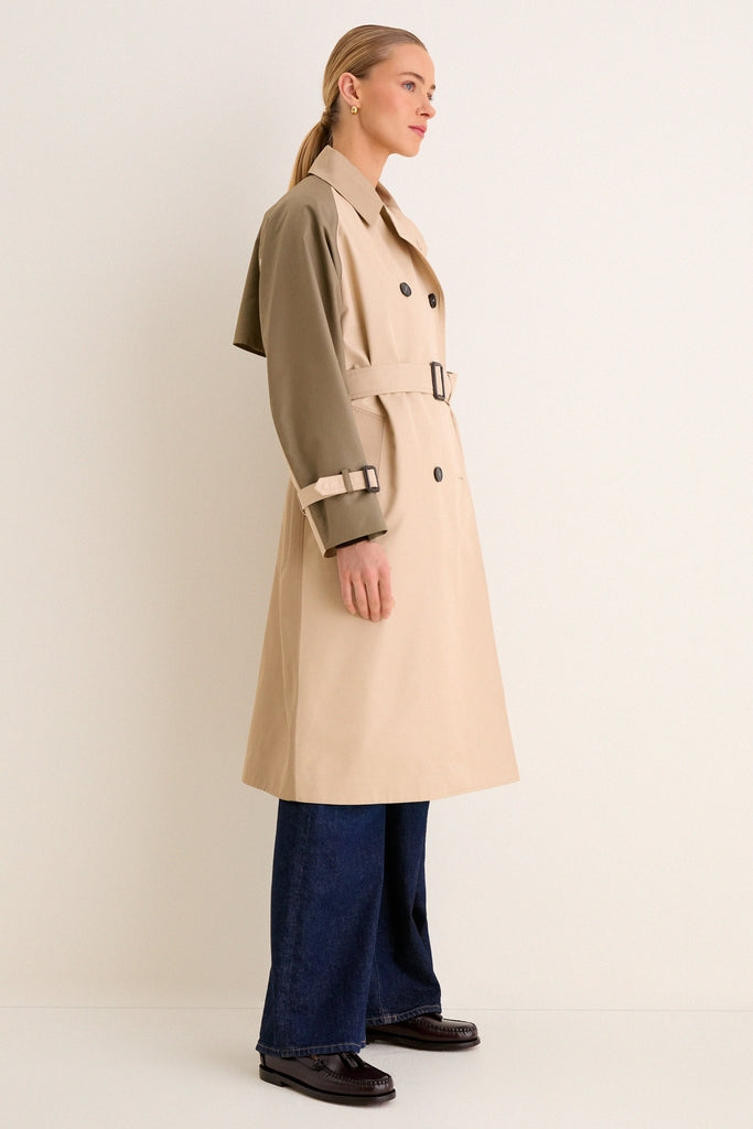 Beige Canasta Raincoat-Get Girly