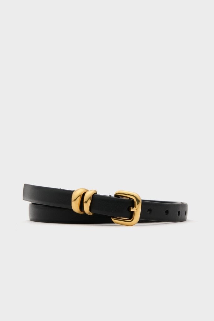 Black Hip to Waist Skinny Belt-Get Girly