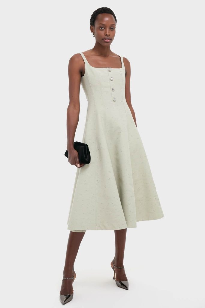 Green Lily Orrie Midi Dress-Get Girly