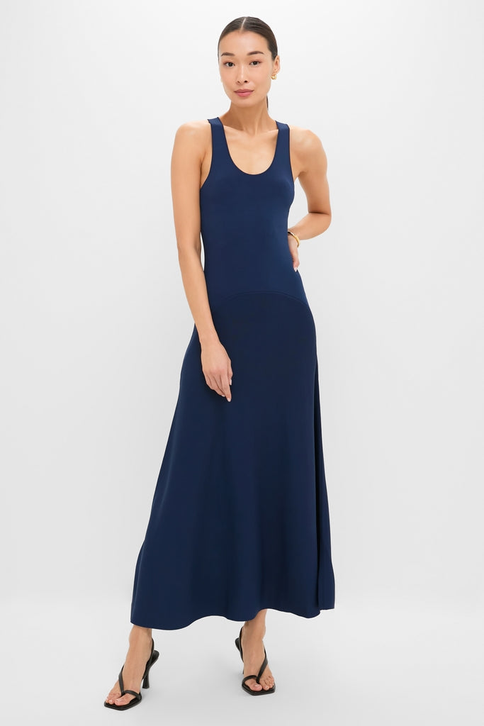 Berry Blue Wells Maxi Dress-Get Girly