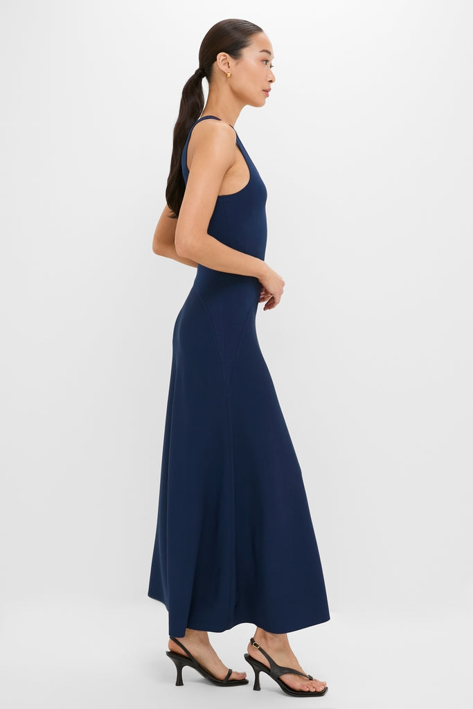 Berry Blue Wells Maxi Dress-Get Girly