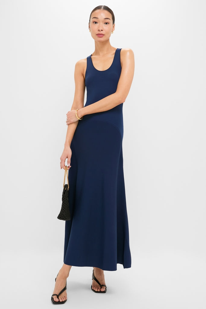 Berry Blue Wells Maxi Dress-Get Girly