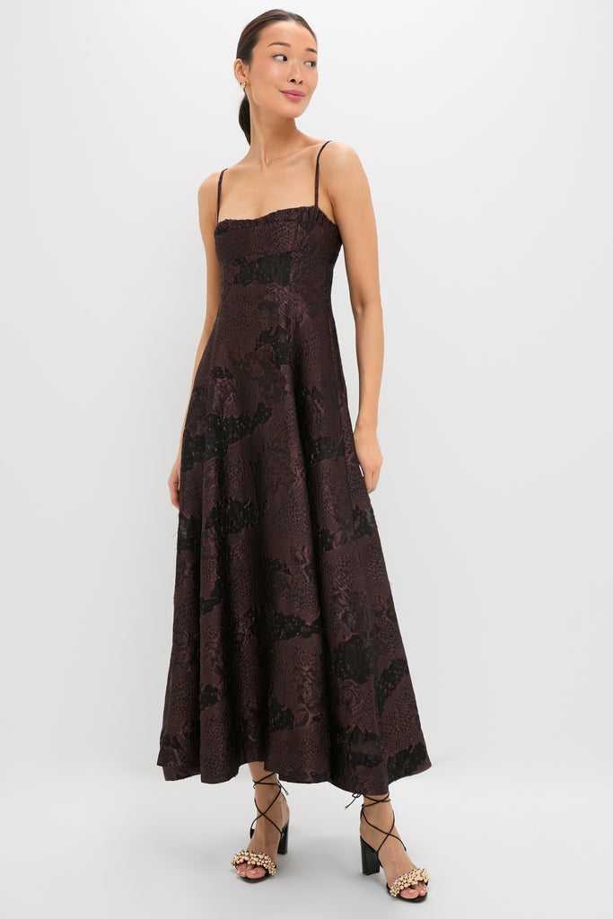 Arabica Jacquard Theron Midi Dress-Get Girly