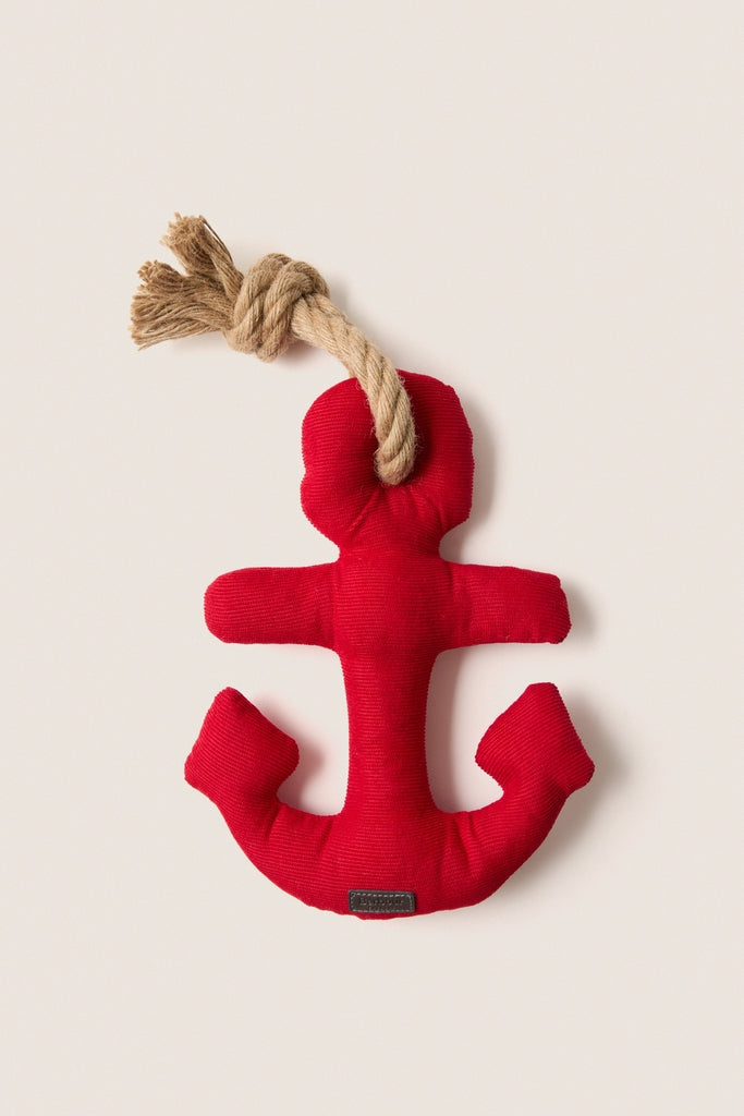 Red Anchor Dog Toy-Get Girly