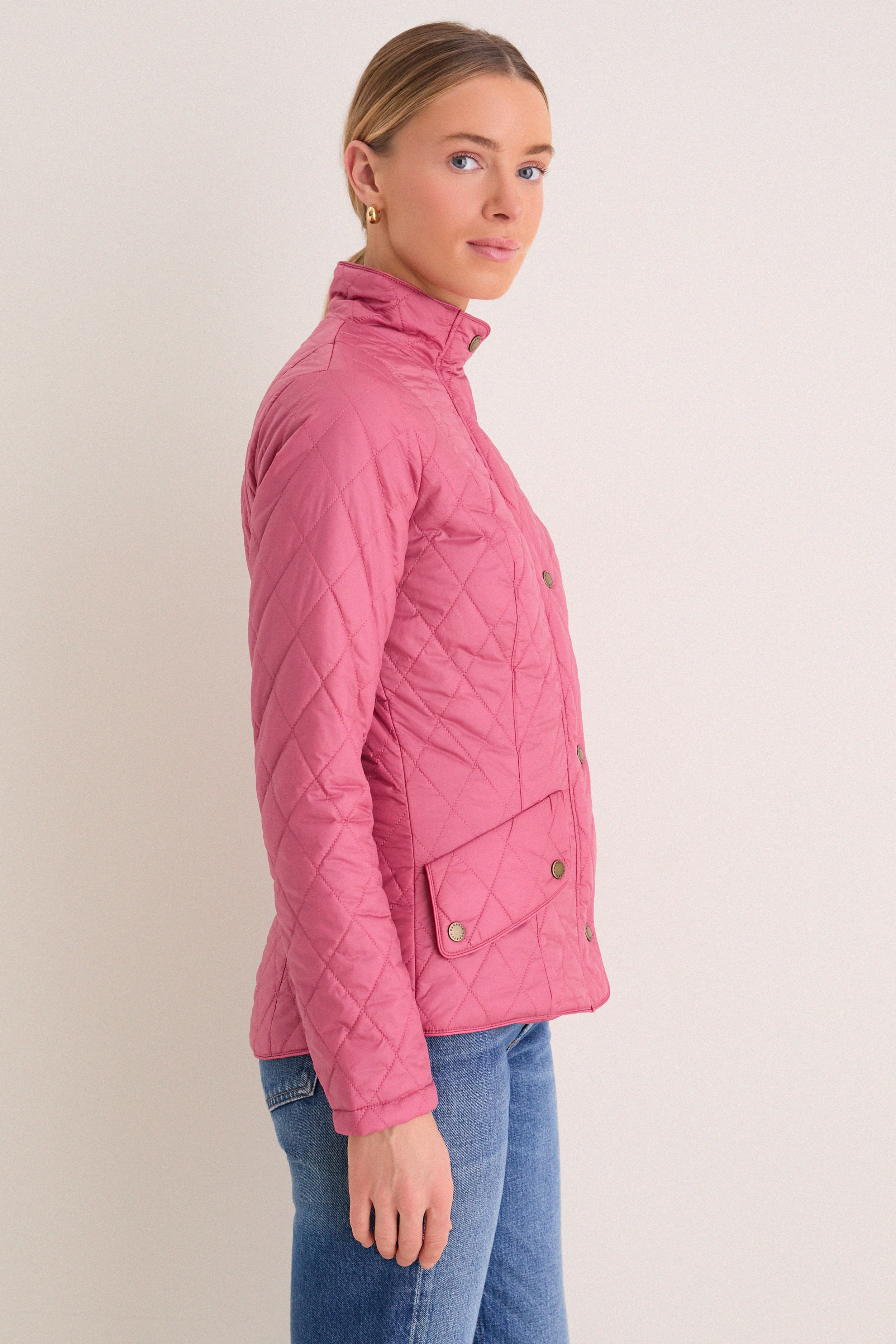 Wildberry Flyweight Cavalry Quilted Jacket-Get Girly
