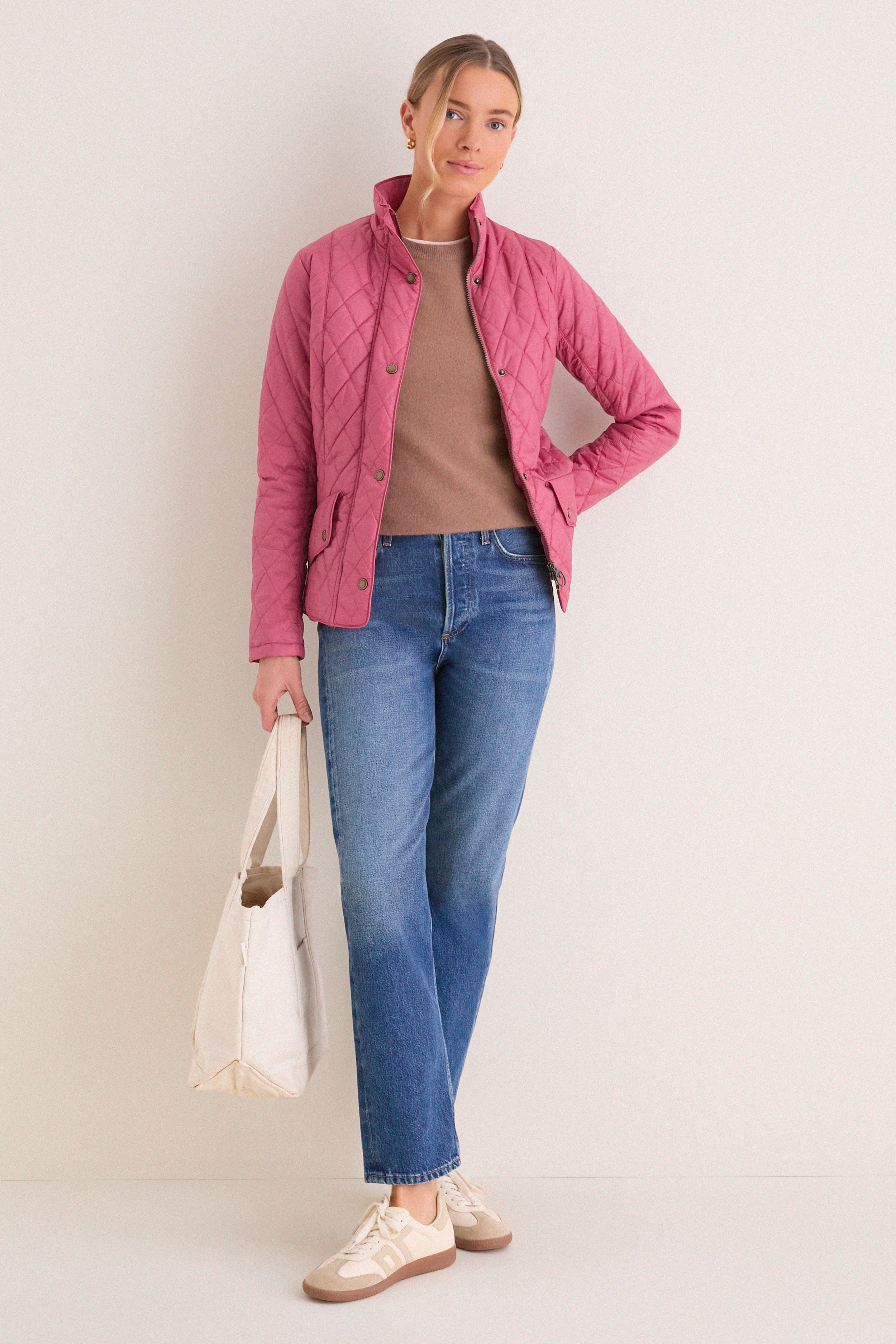 Wildberry Flyweight Cavalry Quilted Jacket-Get Girly