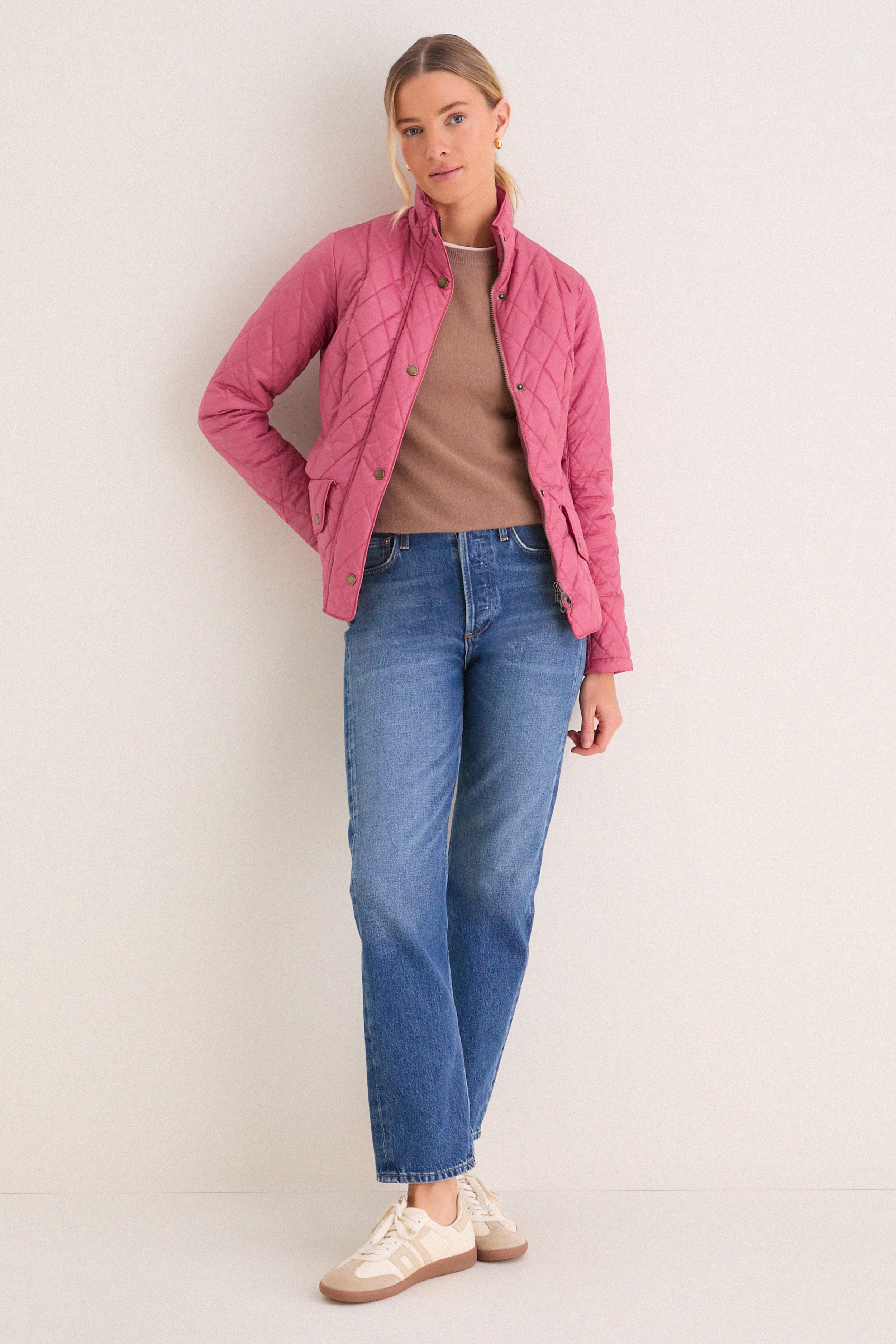 Wildberry Flyweight Cavalry Quilted Jacket-Get Girly