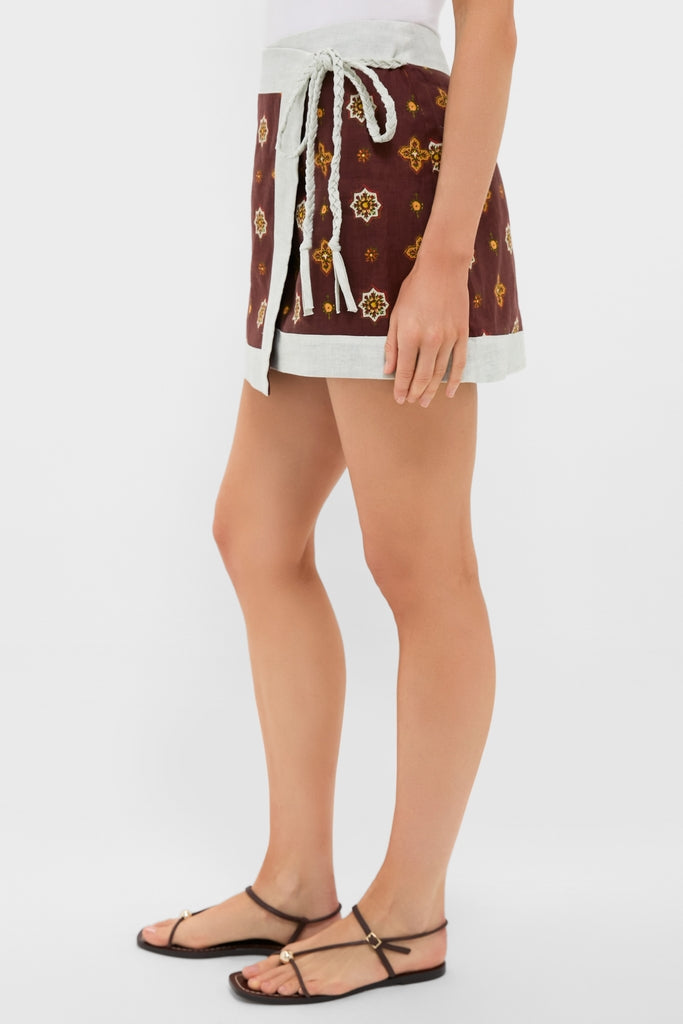Tierra Alhambra Mini Wrap Skirt-Get Girly