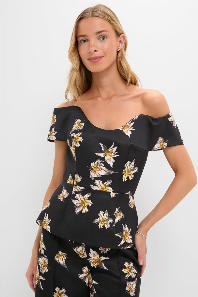 Black and Yellow Souline Top-Get Girly