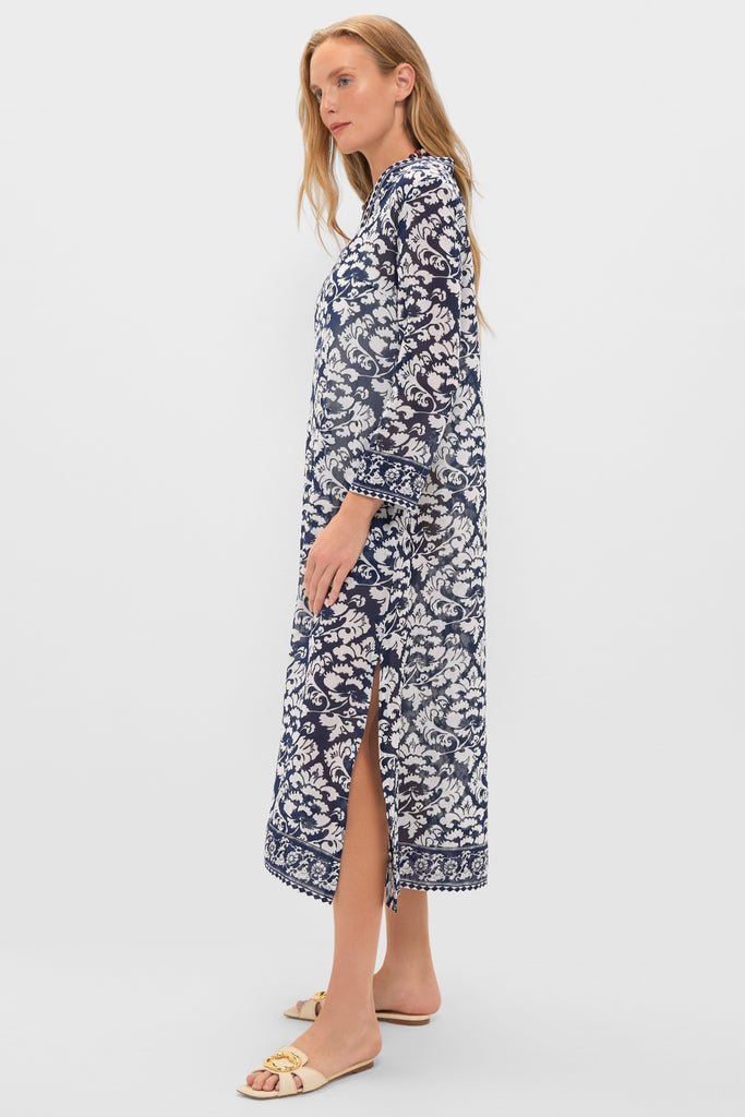 Dark Blue Giada Caftan-Get Girly