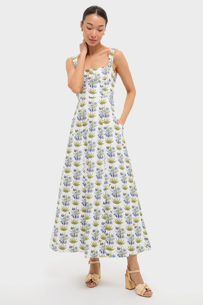 Blue Azzurra 2 Midi Dress-Get Girly