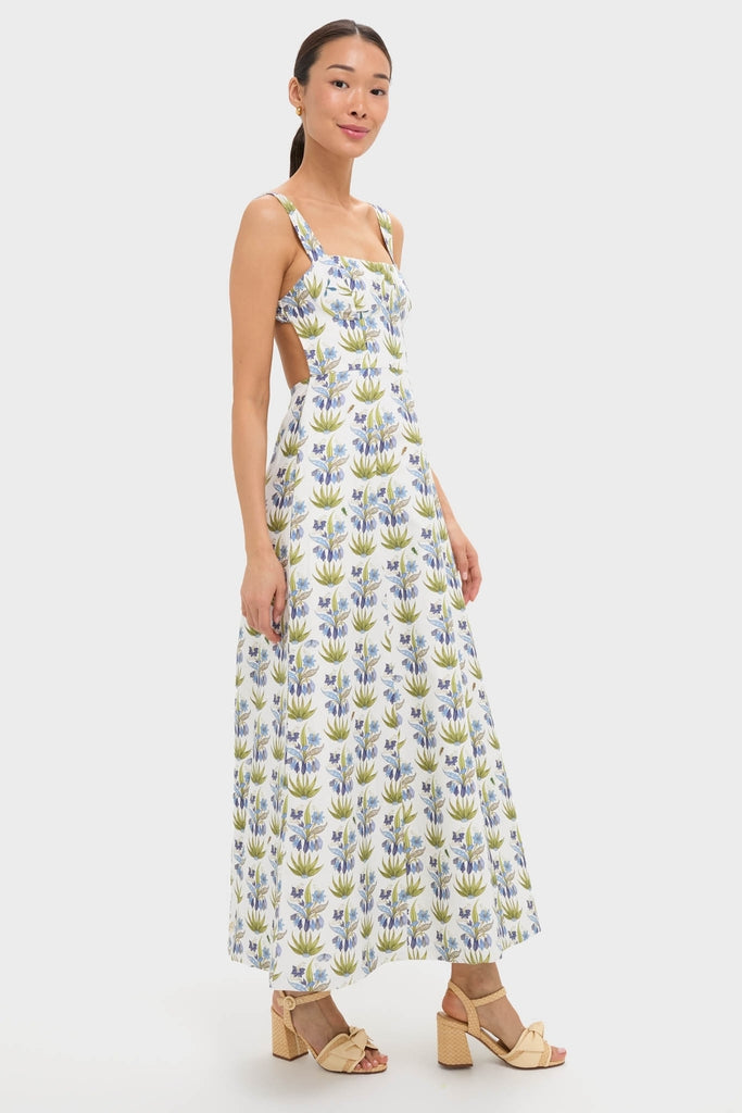 Blue Azzurra 2 Midi Dress-Get Girly