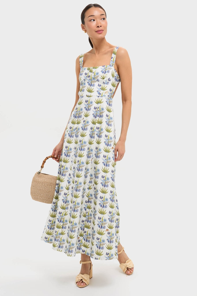 Blue Azzurra 2 Midi Dress-Get Girly
