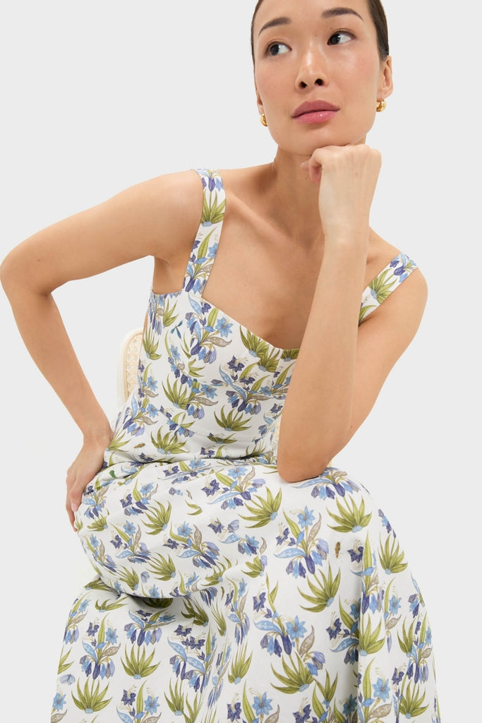 Blue Azzurra 2 Midi Dress-Get Girly