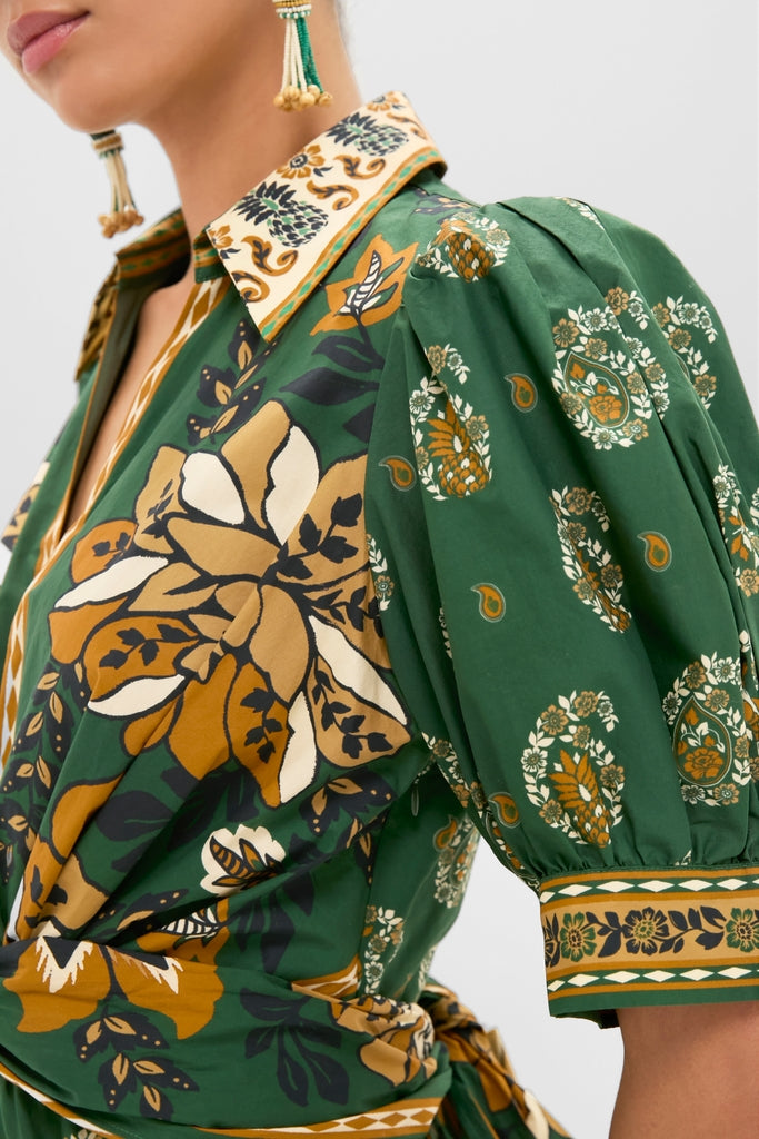 Ayla Green Mini Dress-Get Girly