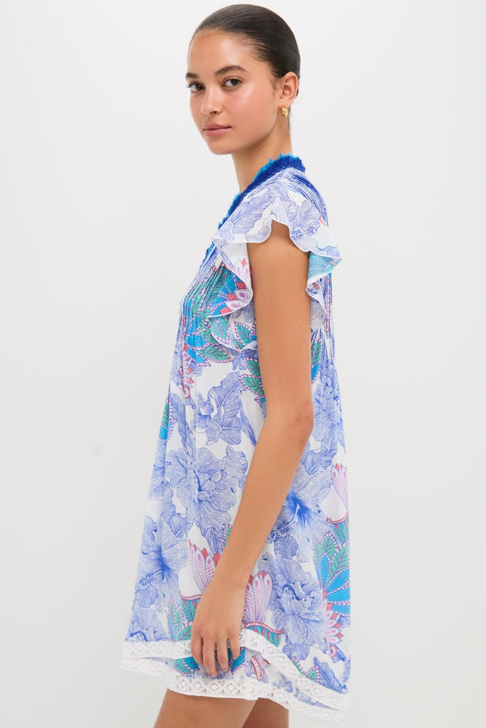 Blue Padang Sasha Mini Dress-Get Girly