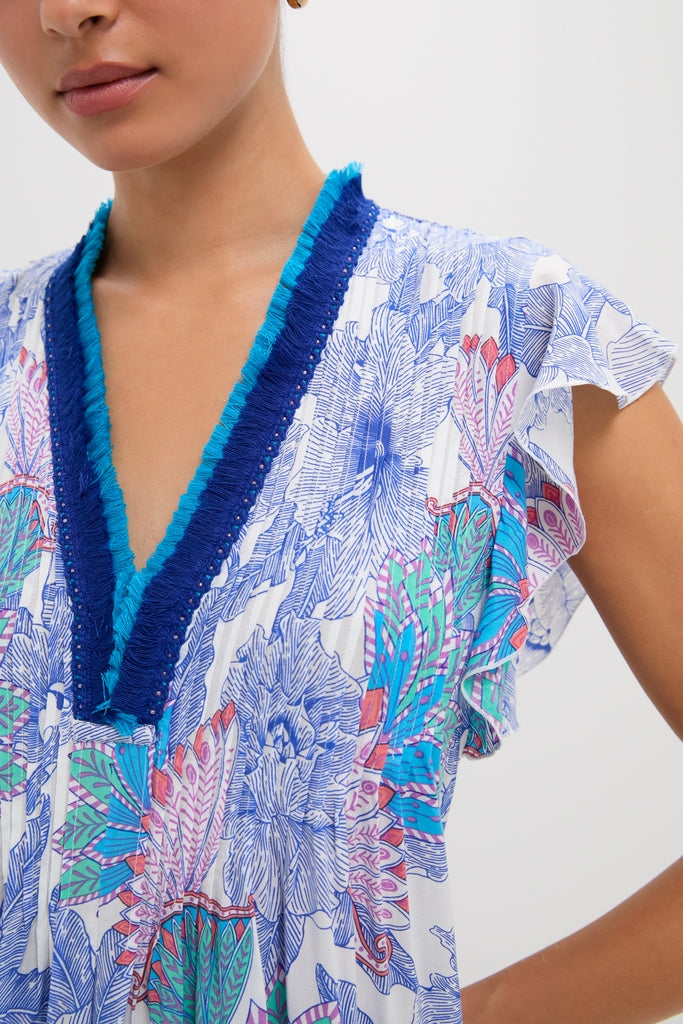 Blue Padang Sasha Mini Dress-Get Girly