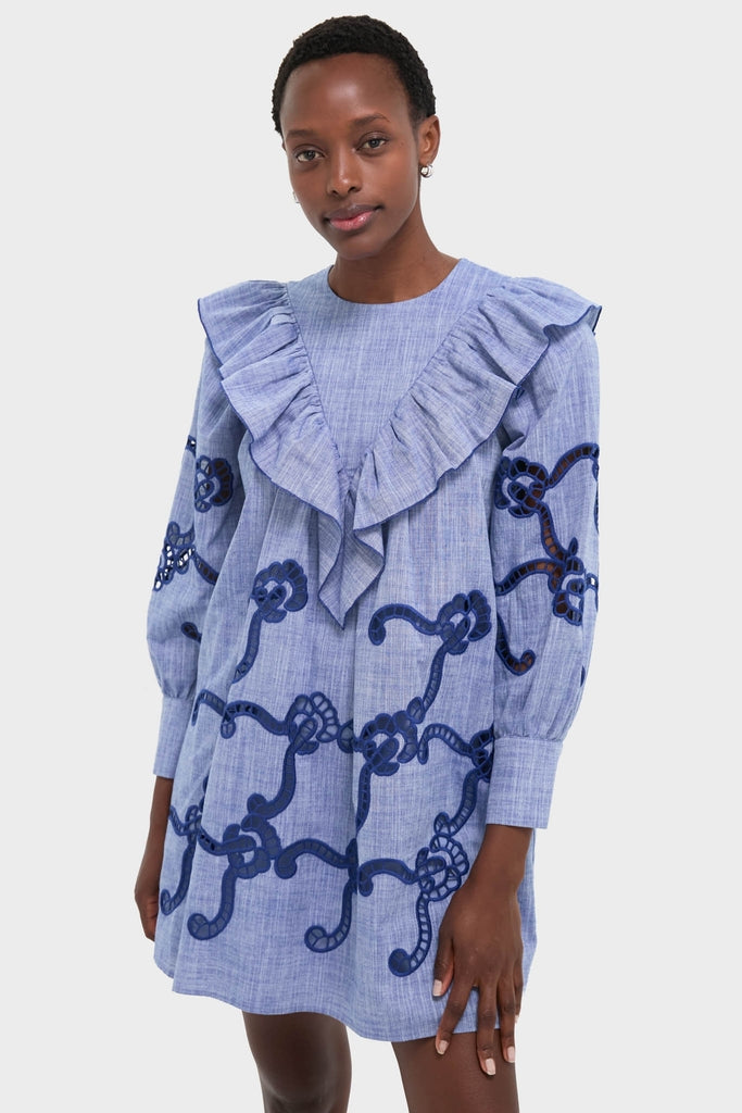 Seabank Chambray Azalea Dress-Get Girly