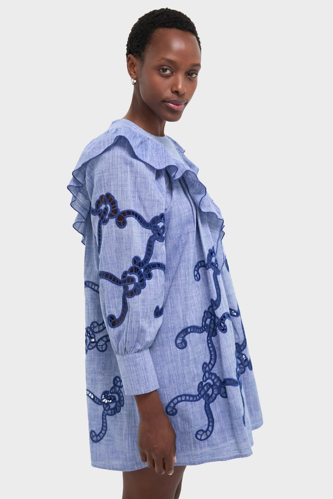 Seabank Chambray Azalea Dress-Get Girly