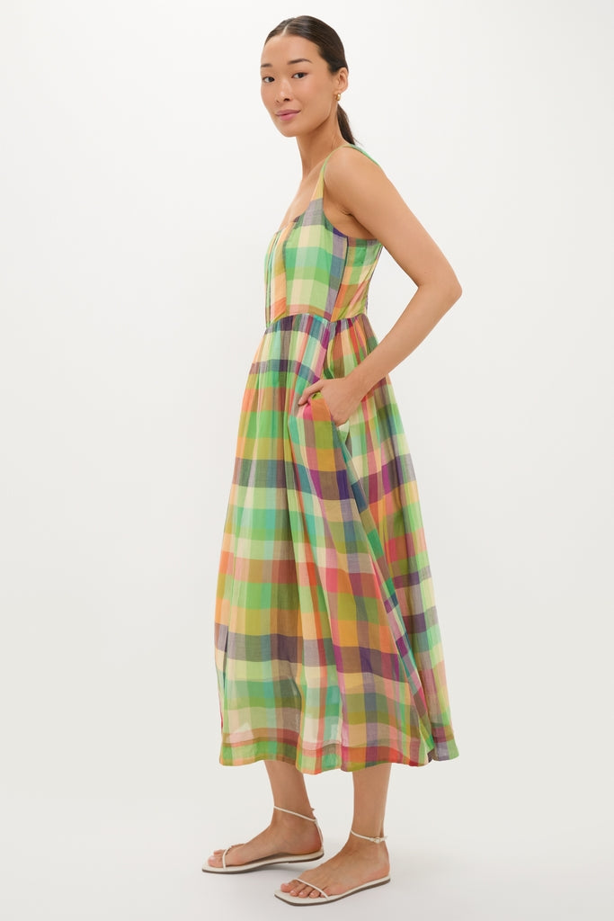 Ambrosia Check Esme Dress-Get Girly