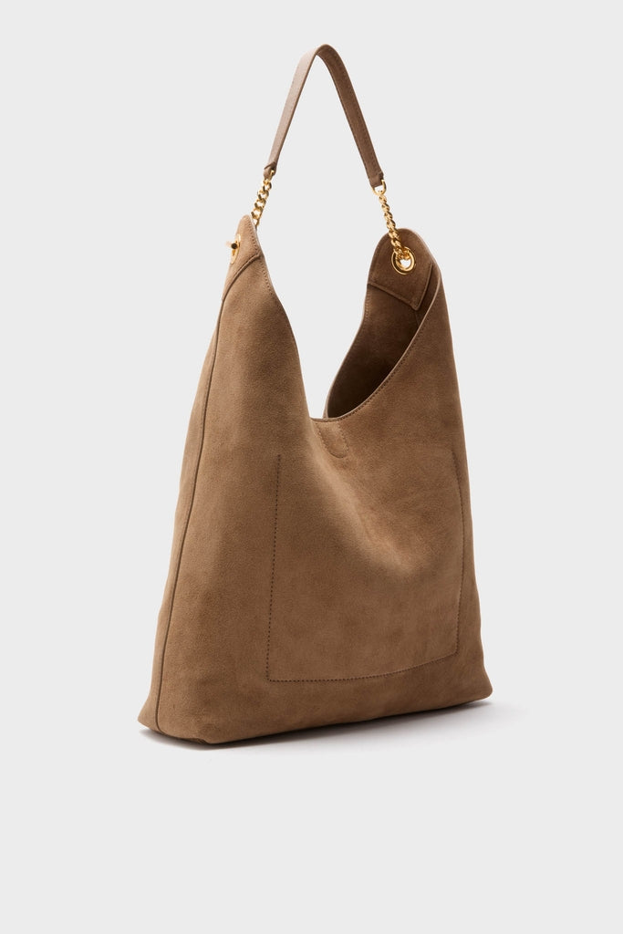Bark Suede Jour Bag-Get Girly