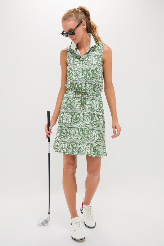 Calypso Reef Sleeveless Performance Jersey Alcott Golf Dress-Get Girly