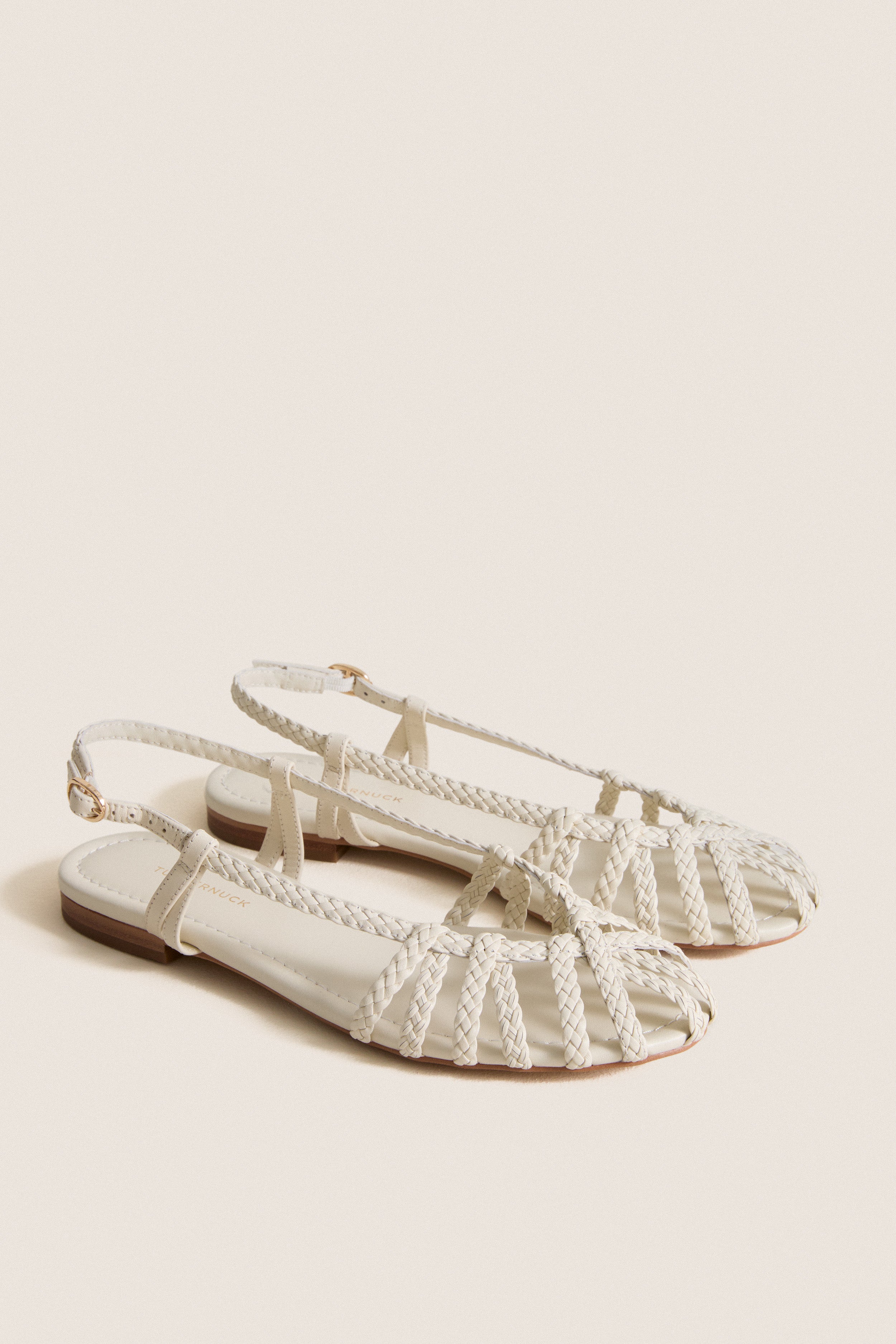 White Leather Anabel Sandals-Get Girly