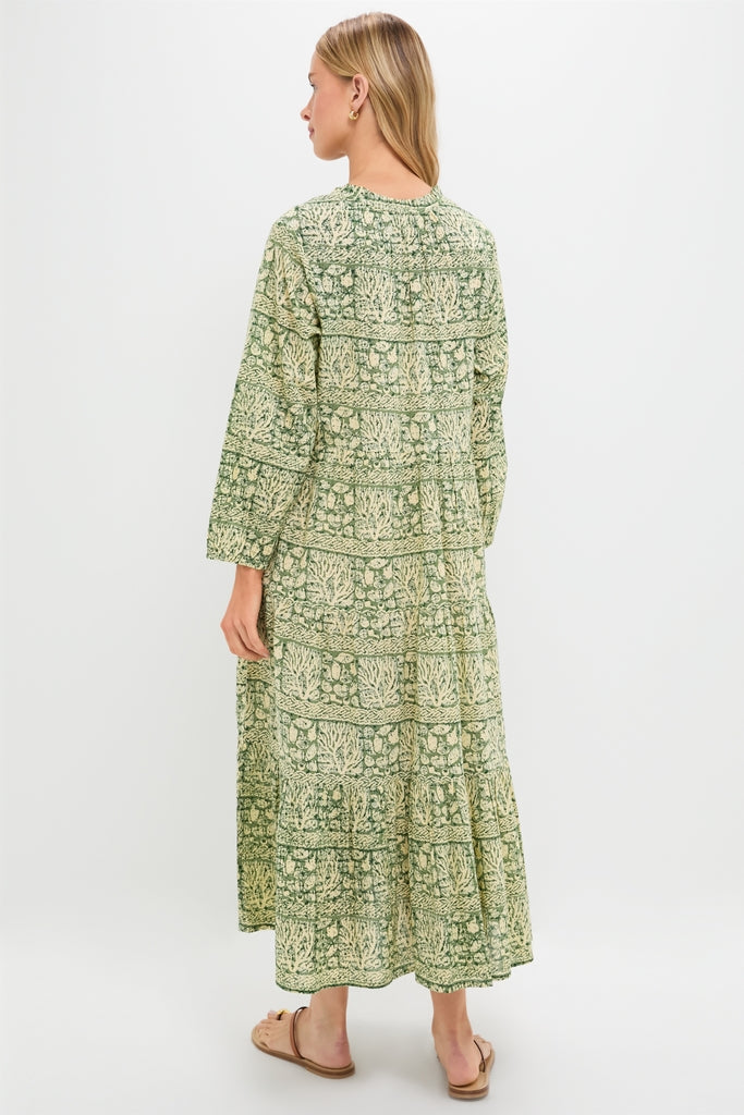 Calypso Reef Long Sleeve Salty Paloma Caftan-Get Girly