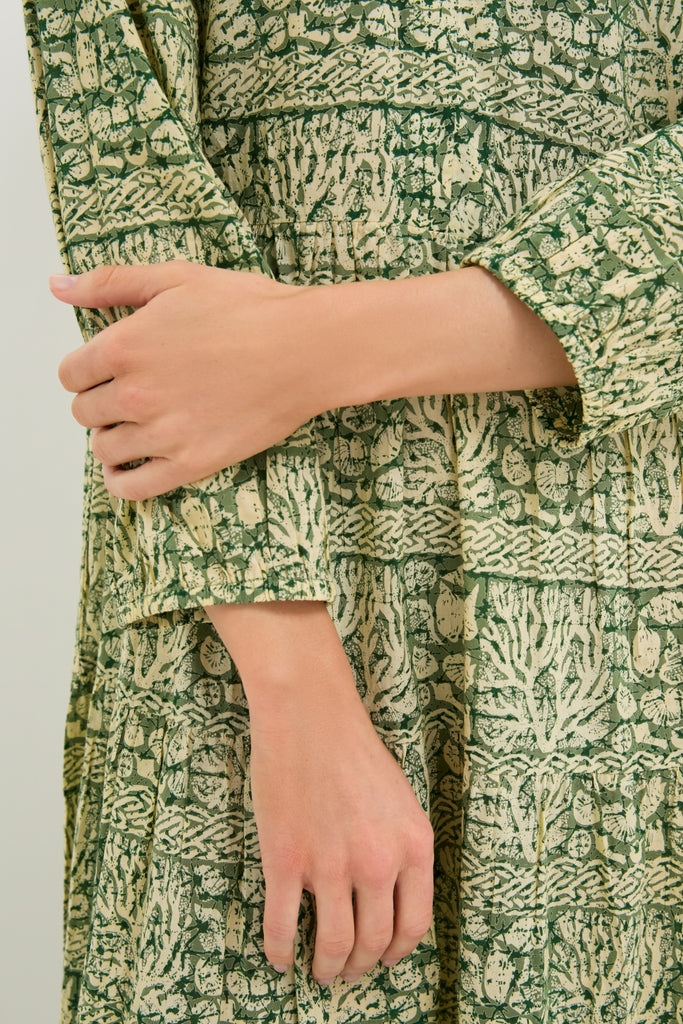 Calypso Reef Long Sleeve Salty Paloma Caftan-Get Girly