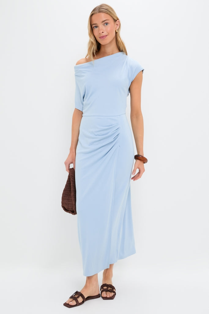 Cacao Simkhai Monogram Suede Flat Slides-Get Girly